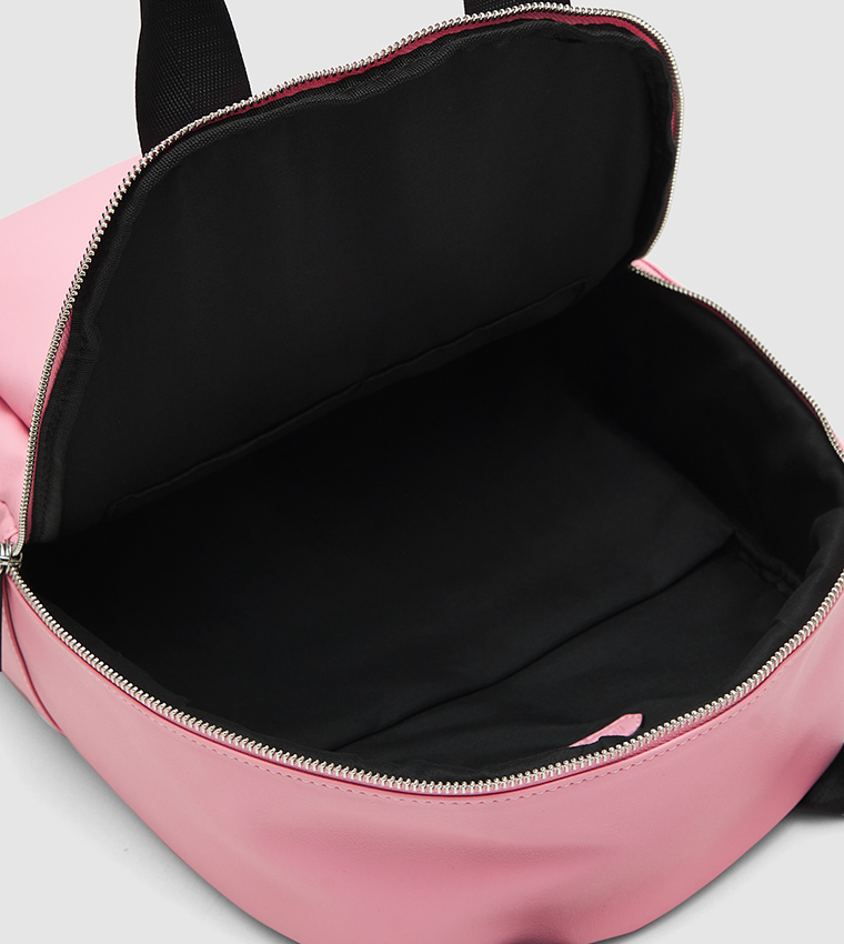 Metal Accent Zip Around Backpack