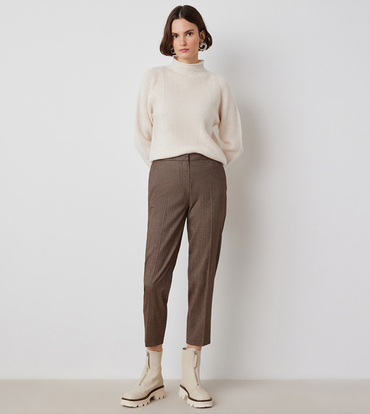 InStyle Pants - Brown - Carrot pants