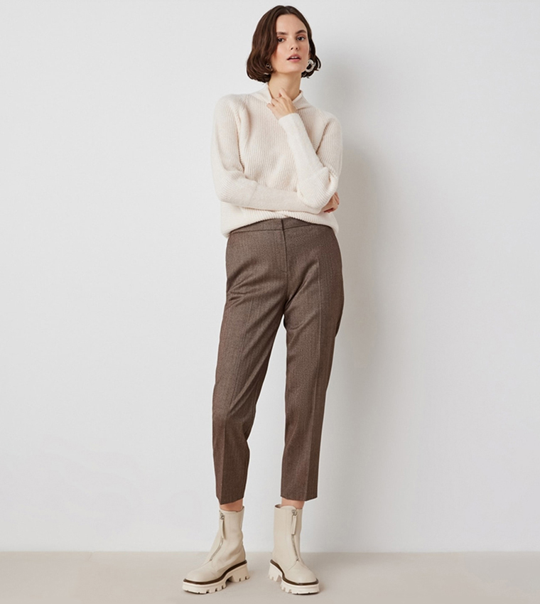 InStyle Pants - Brown - Carrot pants