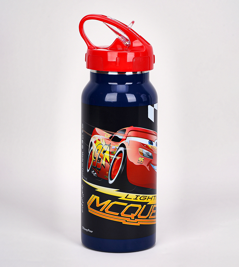 Cars Red Lightning Mcqueen Printed Plastic Water Bottle - Trendyol