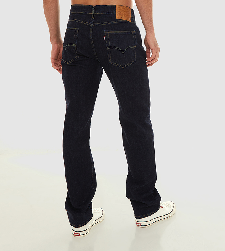 Buy Levi's 514 Straight Fit Jeans In Navy | 6thStreet Kuwait