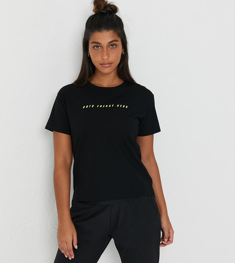 Short Sleeve T-shirt-Black