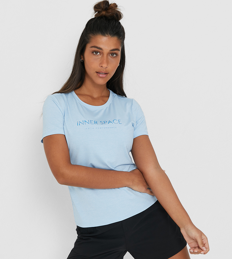 Short Sleeve T-shirt-Blue