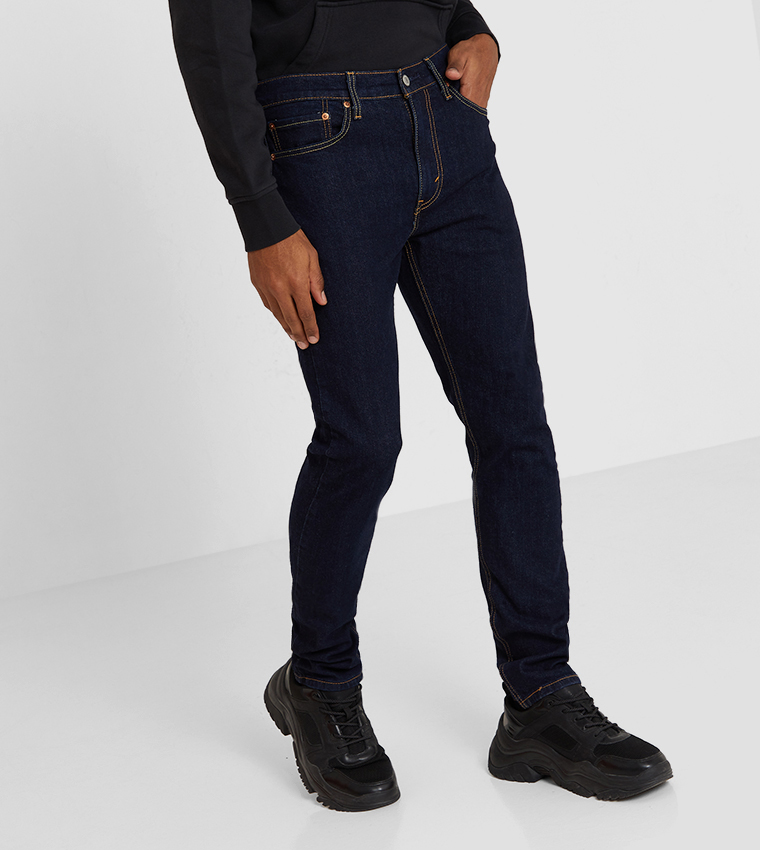 Buy Levi's 510™ Skinny Fit Button Clouser With Belt Loop Jeans In Blue |  6thStreet Kuwait