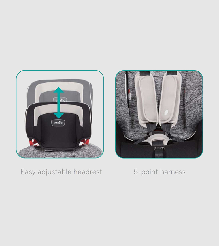 Sutton 3In1 Booster Car Seatblack Granite