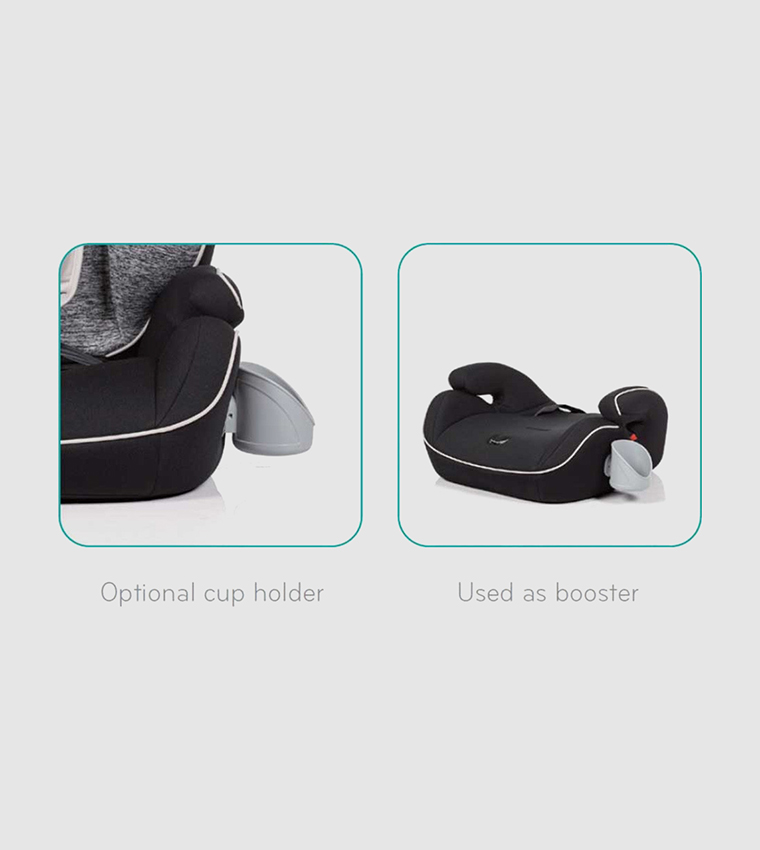 Sutton 3In1 Booster Car Seatblack Granite