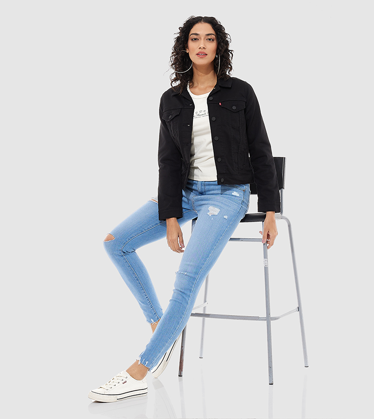 Regular Fit Long Sleeves Denim Jacket