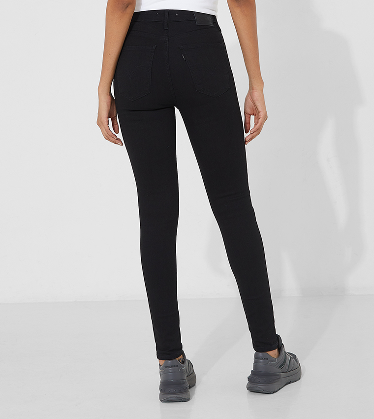 Buy Levi's Mile High Super Skinny Jeans In Black 6thStreet UAE