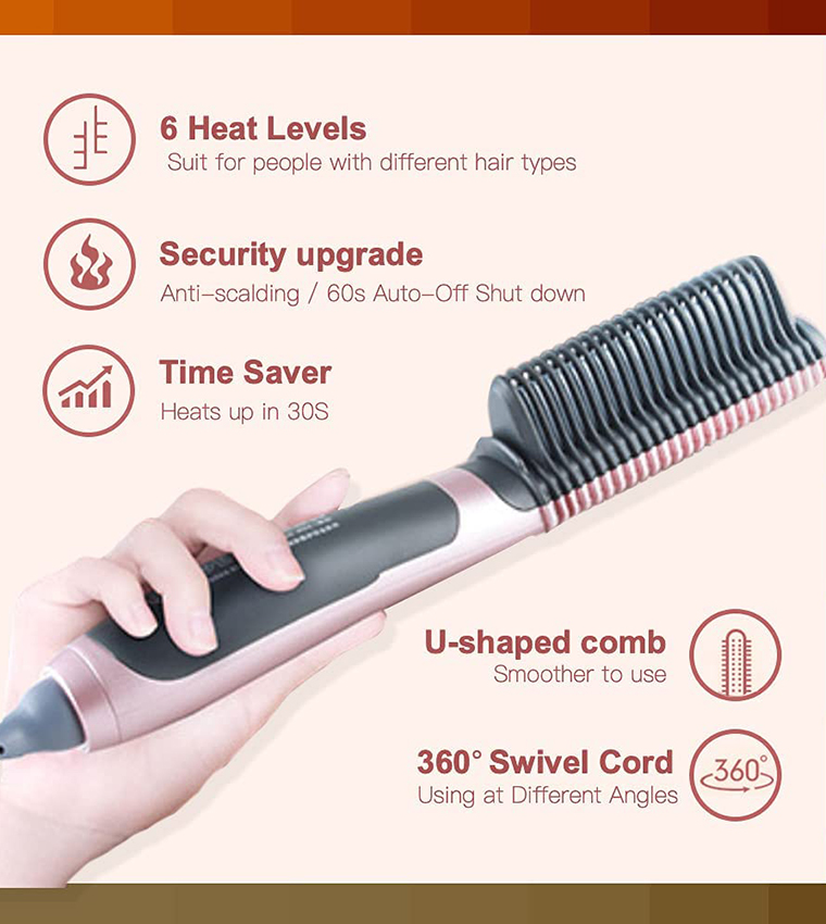 Kera hair straightening brush best sale