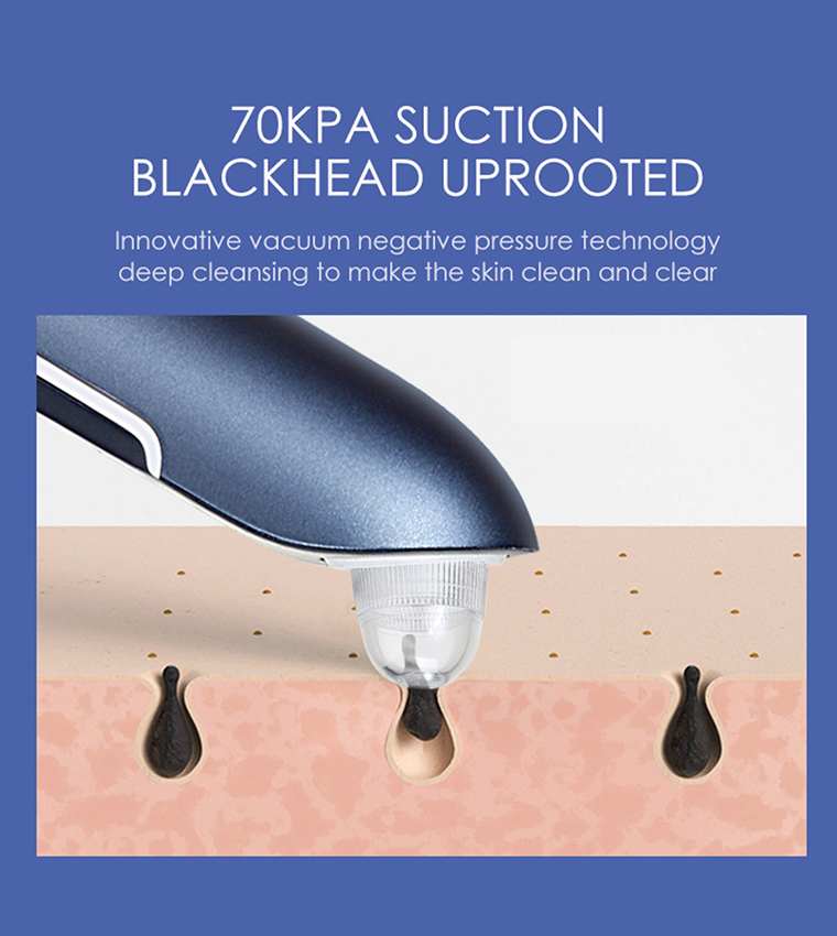 Visual Cleaning Blackhead Remover Support App Connection 500 gm