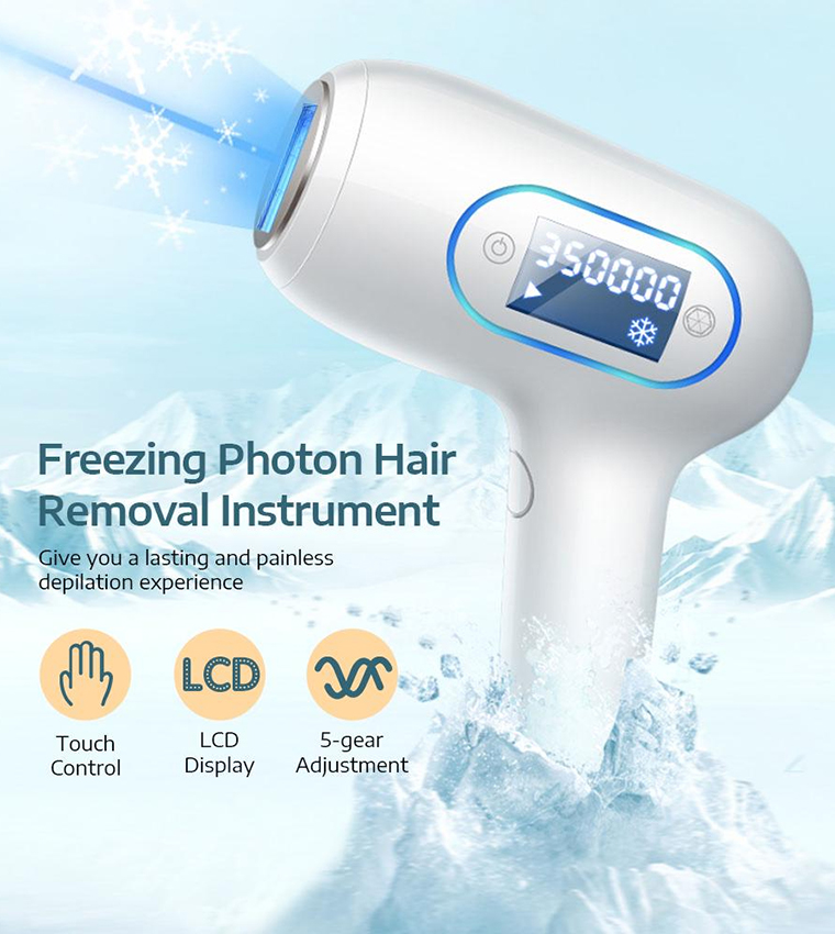 Cold Ipl Laser Hair Removal Epilator 1000 gm
