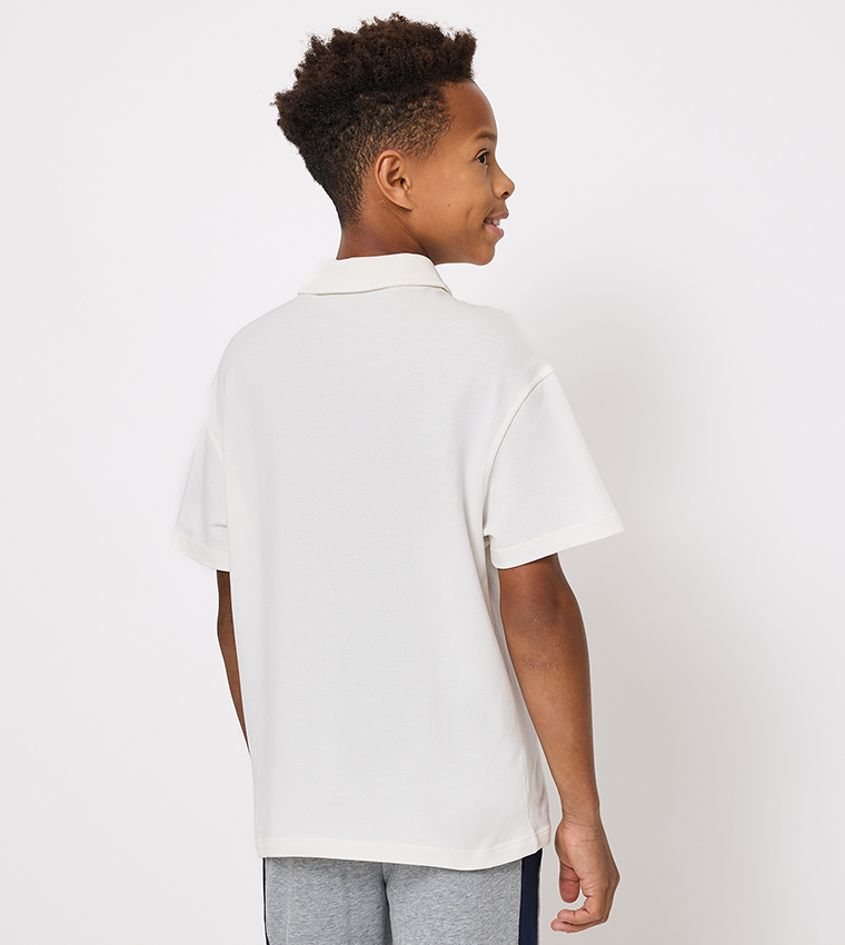 Logo Printed Polo T-Shirt