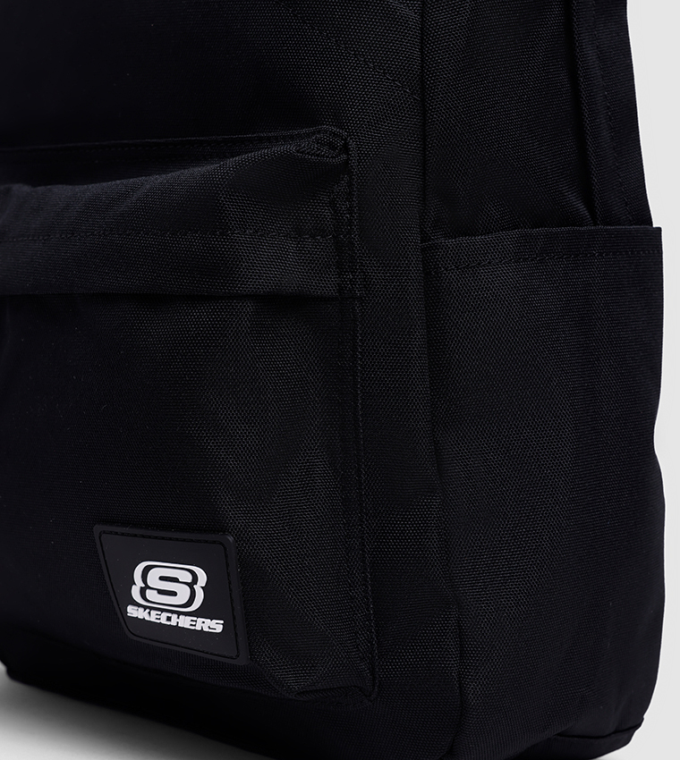 Logo Printed Zippered Backpack