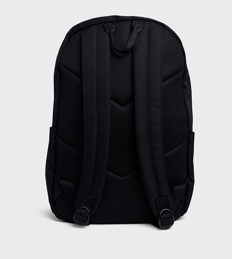 Logo Printed Zippered Backpack
