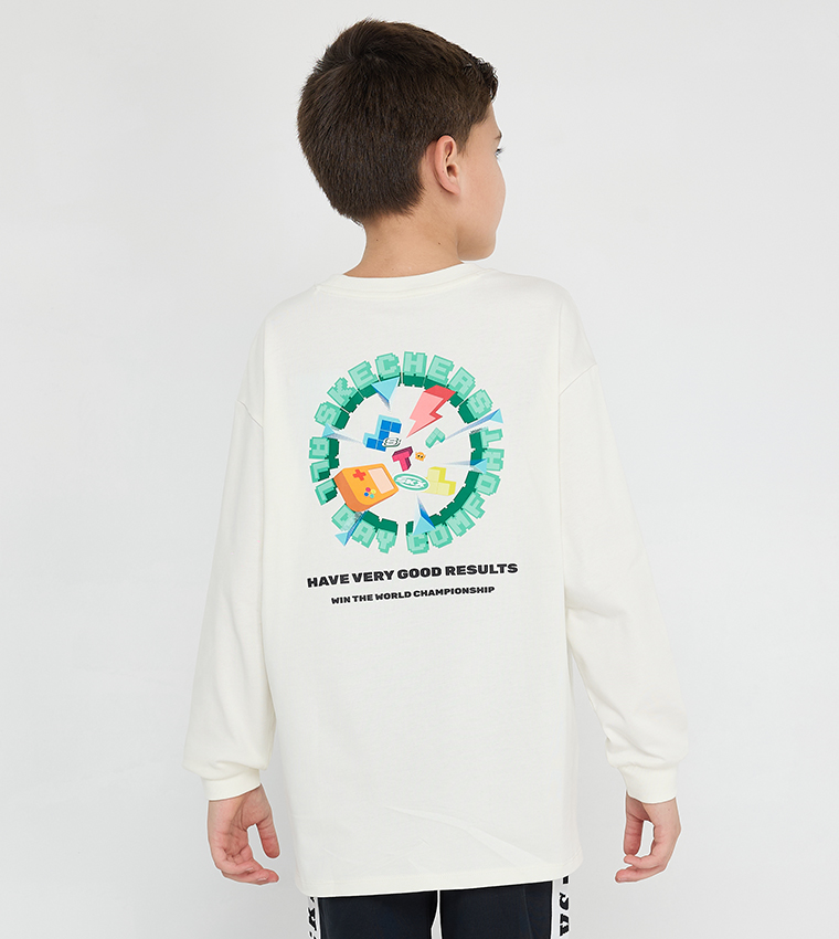 Logo Printed Crew Neck Sweatshirt