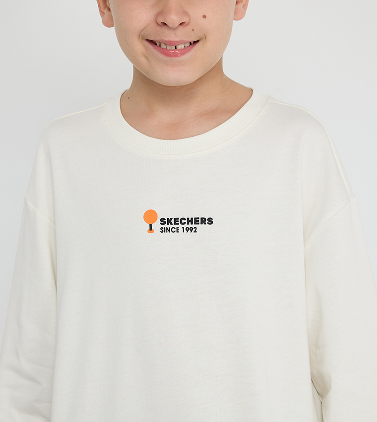 Logo Printed Crew Neck Sweatshirt