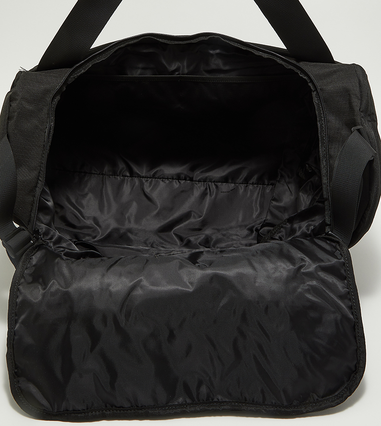 Solid Zippered Duffle Bag