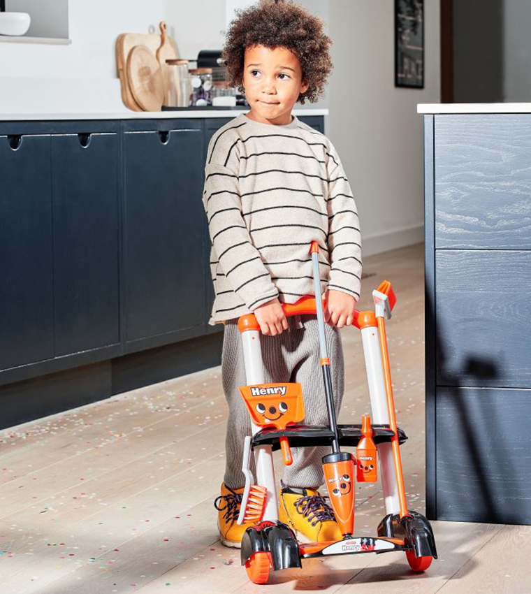 Henry Cleaning Trolley Toy Set - Red (3+)