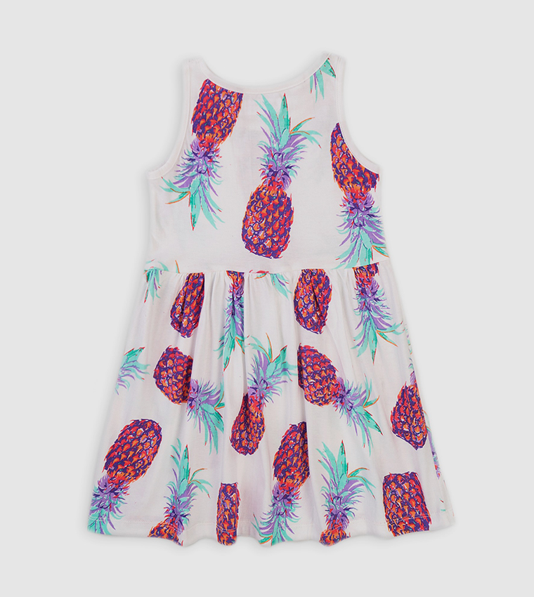 فستان بيسك بلا أكمام للبنات