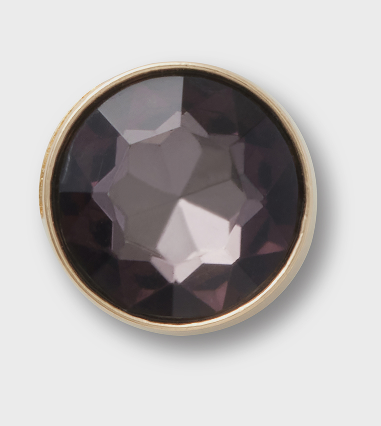 Gold and Black Circle Gem