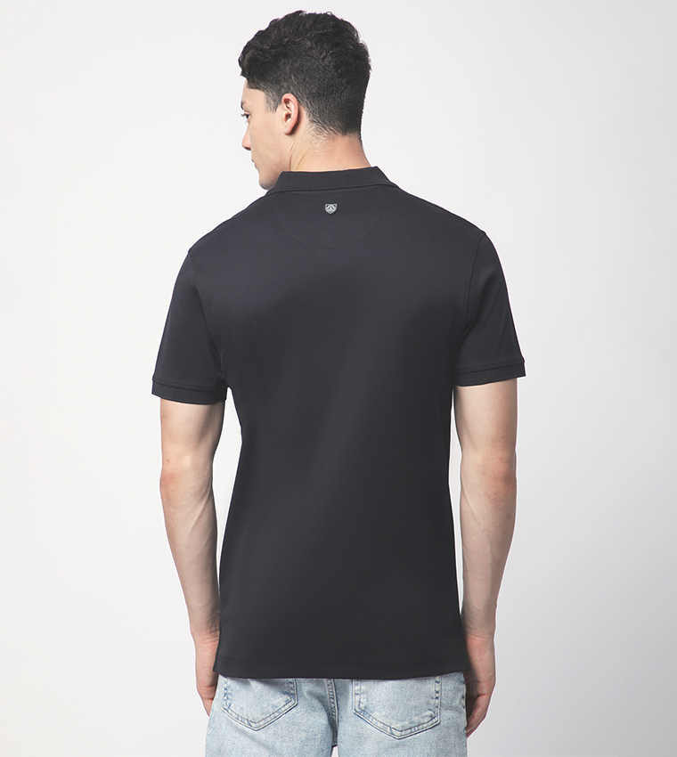Logo Printed Short Sleeves Polo T-Shirt