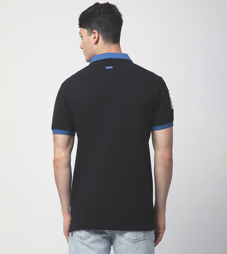 Embroidered Short Sleeves Polo T-Shirt