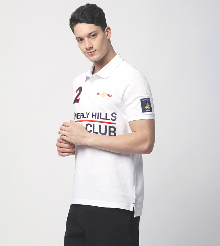 Limited Edition Logo Printed Polo T-Shirt