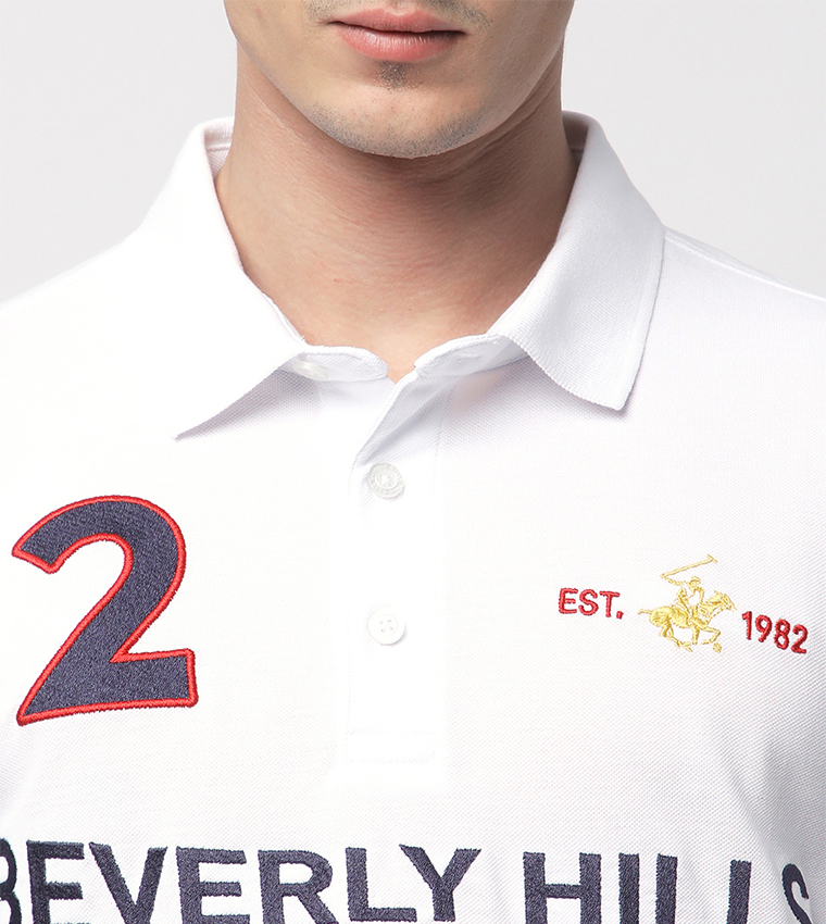 Limited Edition Logo Printed Polo T-Shirt
