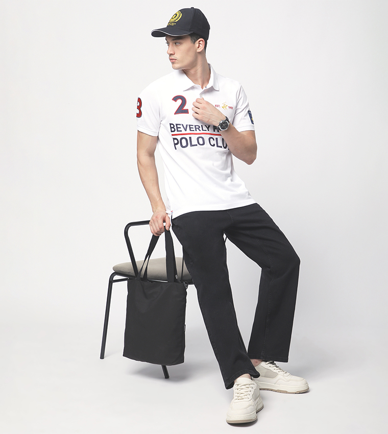 Limited Edition Logo Printed Polo T-Shirt