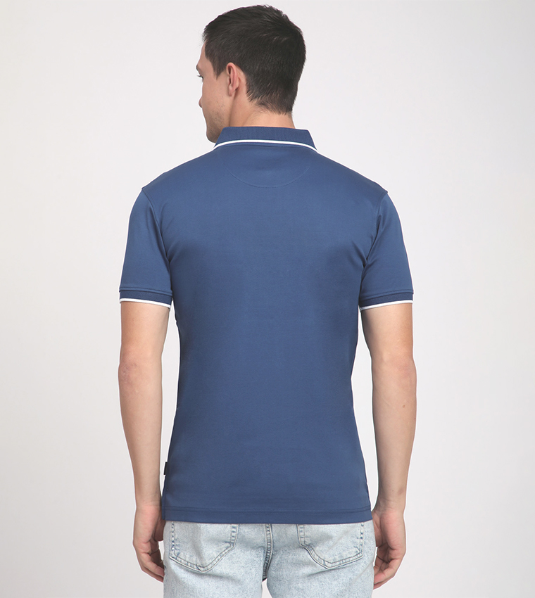 Logo Embroidered Short Sleeves Polo T-Shirt