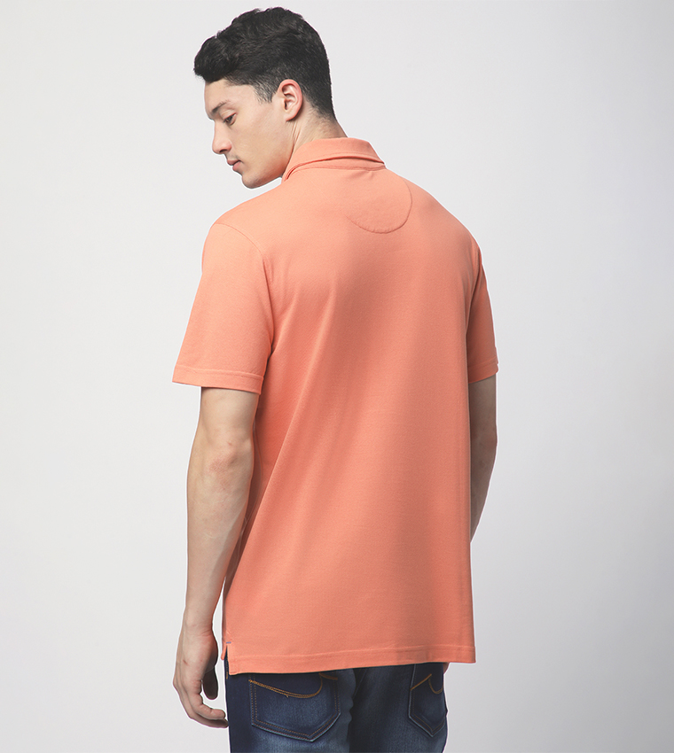 Logo Printed Short Sleeves Polo T-Shirt