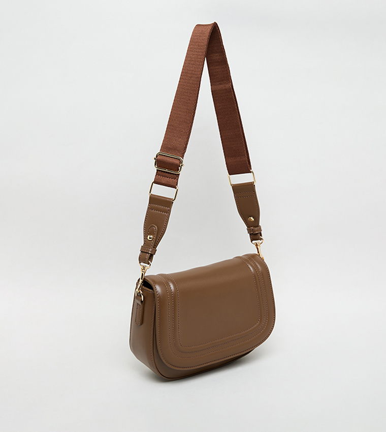 Solid Crossbody Bag