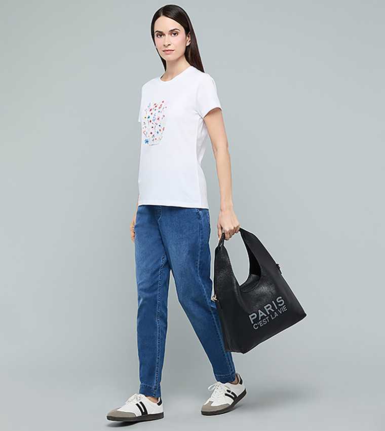 Printed Shoulder Bag Set
