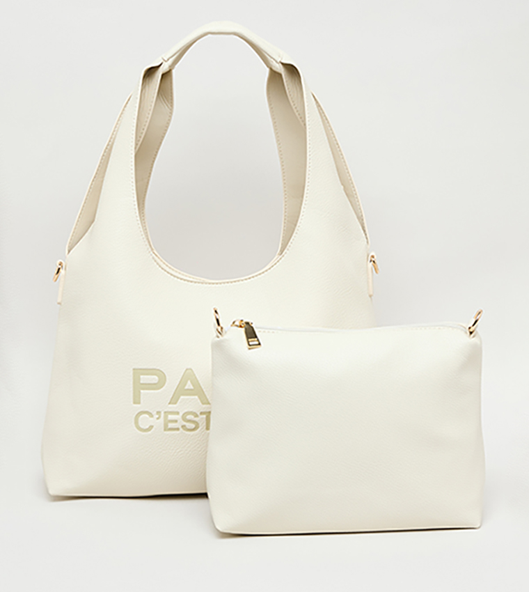 Printed Shoulder Bag Set