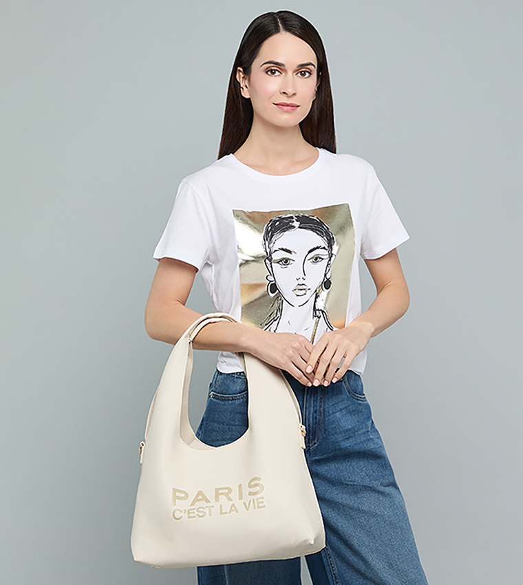 Printed Shoulder Bag Set