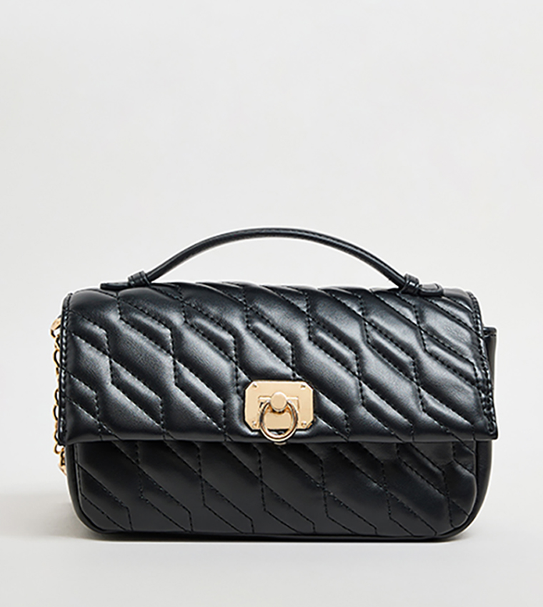Quilted Top Handle Bag