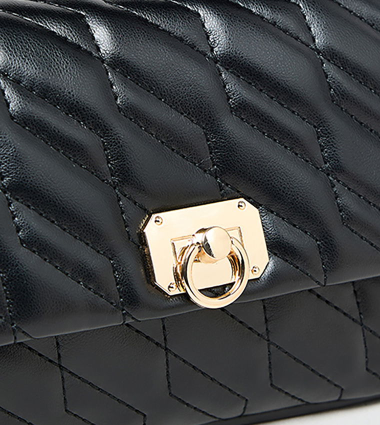 Quilted Top Handle Bag