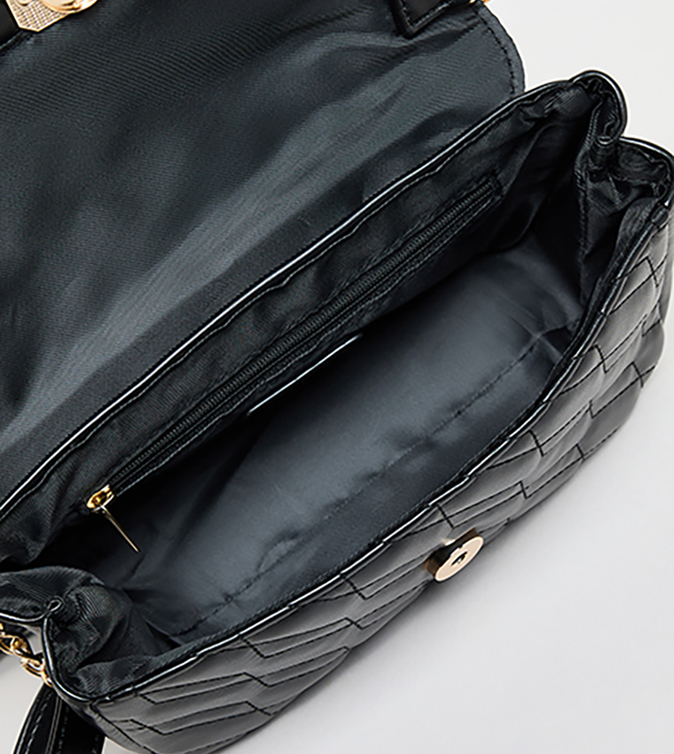 Quilted Top Handle Bag