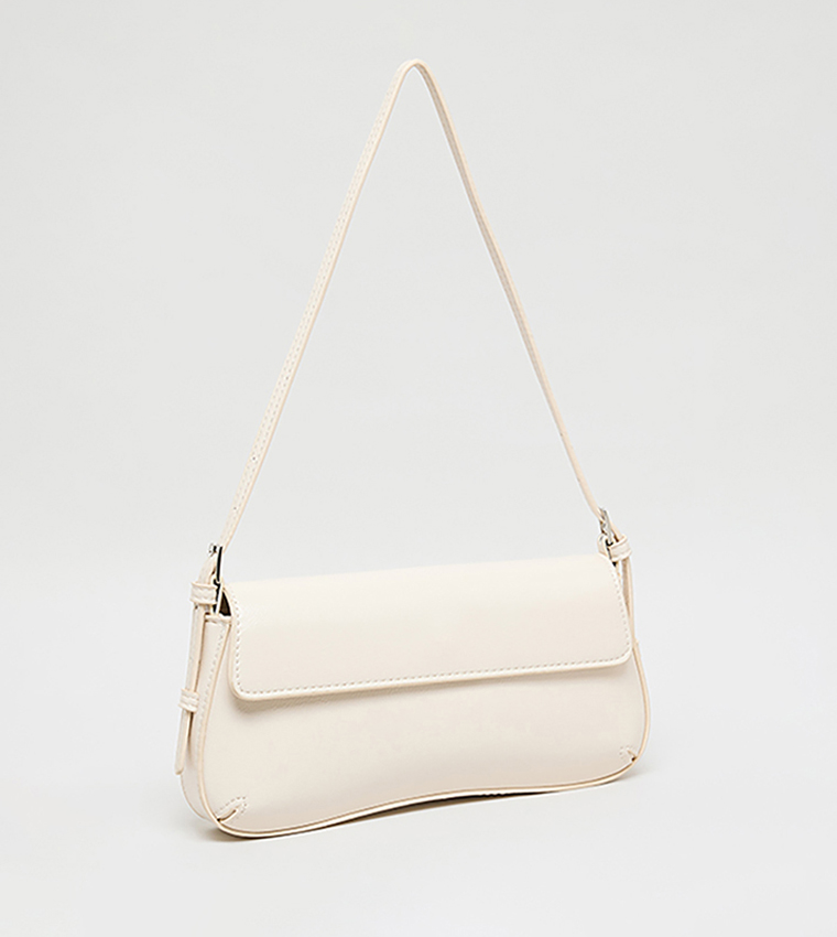 Glossy Flap Shoulder Bag