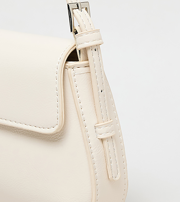 Glossy Flap Shoulder Bag
