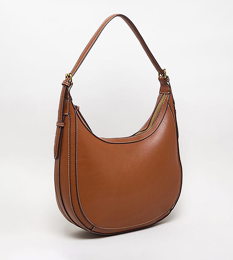 Solid Shoulder Bag