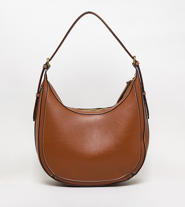 Solid Shoulder Bag