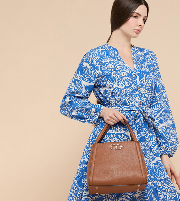 Textured Shoulder Bag