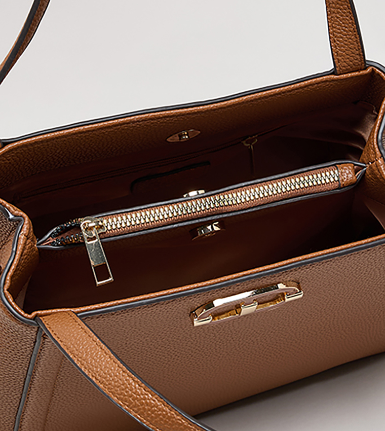 Textured Shoulder Bag