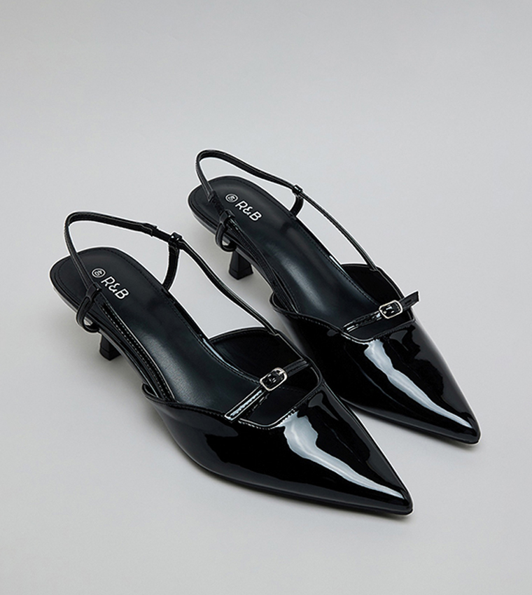 R&B  Pumps - Black Pumps