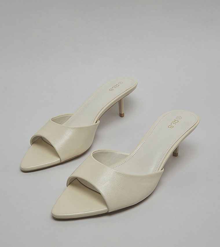 Solid Heel Sandals