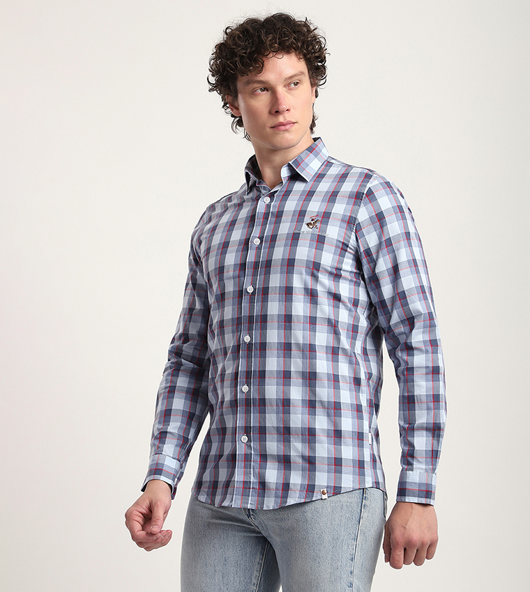 Plaid Long Sleeves Casual Shirt