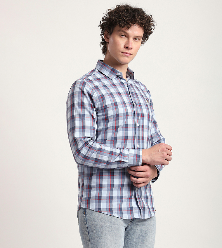 Plaid Long Sleeves Casual Shirt