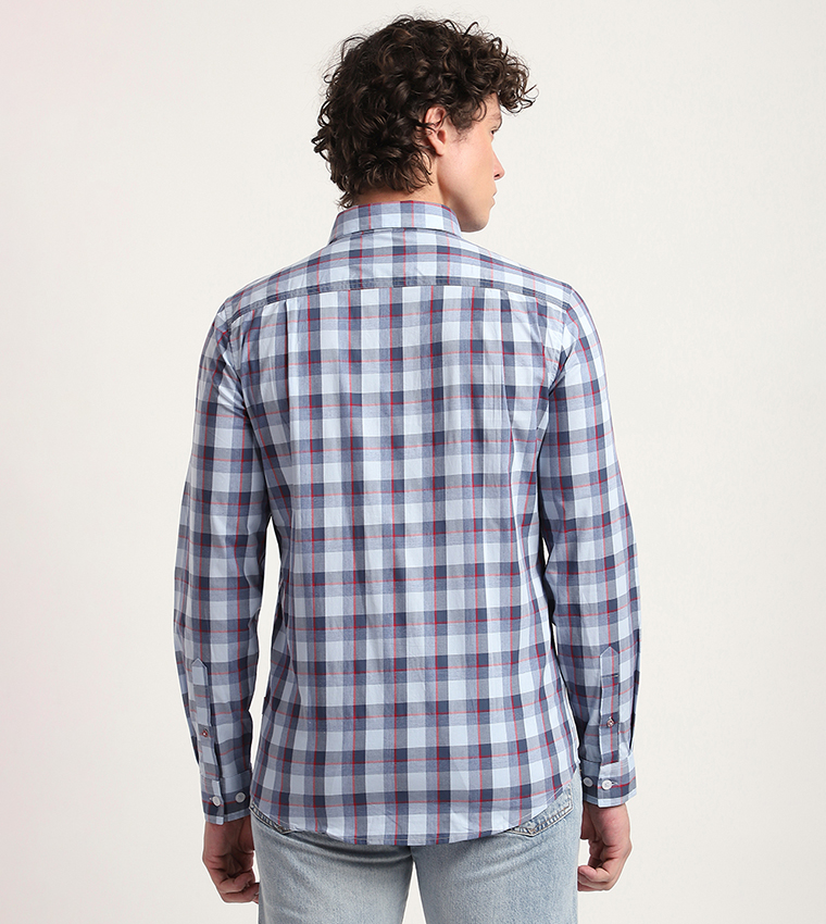 Plaid Long Sleeves Casual Shirt