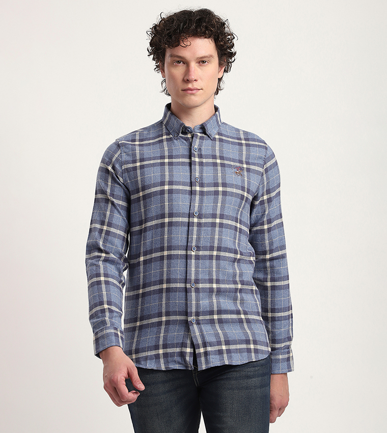 Plaid Long Sleeves Casual Shirt